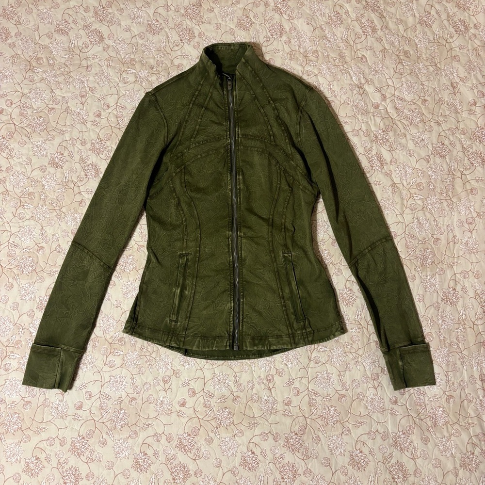 Lululemon “Define Jacket, Ice Dye”, Size 6